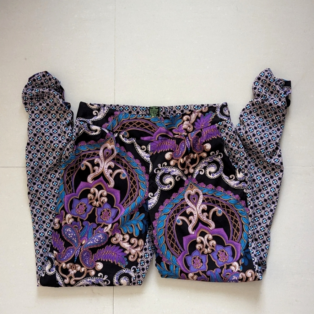 Two Sided Print Pants